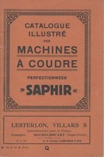 Catalogue sewing machines d'occasion  Expédié en Belgium