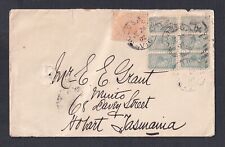 VICTORIA 1902 COVER WOODS POND #41 TO HOBART TASMANIA VIA MELBOURNE BANDEIRA CANCELAR comprar usado  Enviando para Brazil