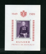 Monaco 1989 bloc d'occasion  Montpellier-