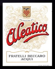 Etichetta originale aleatico usato  Ragusa