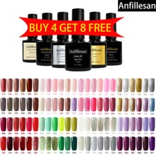 Anfillesan série 12 cores unhas de gel absorver UV LED laca para unhas base superior comprar usado  Enviando para Brazil