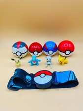 Pokemon Clip 'N' Go conjunto de cinto e quatro Pokeballs com mini figuras Eevee Totodile comprar usado  Enviando para Brazil
