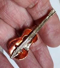 Metal guitar pin for sale  IPSWICH