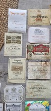 Lot étiquettes vin d'occasion  Nîmes