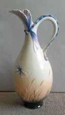 Dragonfly handle vase for sale  CONGLETON
