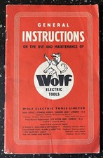 Wolf electric tools for sale  Shipping to Ireland