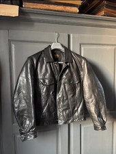 Vintage leather jacket d'occasion  Grisy-Suisnes
