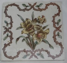 DECORAÇÃO DE FLORES ESTÉTICA DE AZULEJO INGLÊS PERÍODO COLORIDO comprar usado  Enviando para Brazil