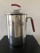 Swiss Kuhn Rikon 4º Queimador Pote 11 Xícaras Tampa de Vidro Cesta de Vapor Aço Inoxidável comprar usado  Enviando para Brazil