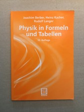 Physik formeln tabellen gebraucht kaufen  Wesel