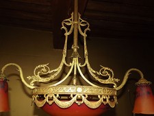 Lustre pate verre d'occasion  Mâcon
