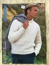 Patons men knitting for sale  AMMANFORD