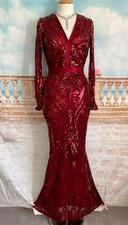 Dress dark red for sale  BRISTOL