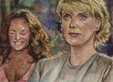ACEO ORIGINAL - Cartão de esboço - Samantha Carter - Stargate SG1-w comprar usado  Enviando para Brazil