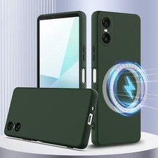 Używany, Do Sony Xperia 10 VI, luksusowe magnetyczne ssanie miękkie płynne silikonowe etui ochronne na sprzedaż  Wysyłka do Poland