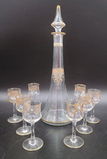 Decanter glass crystal d'occasion  Expédié en Belgium