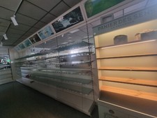 Wandregal glasregal glasboden gebraucht kaufen  Weil am Rhein