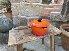 Creuset orange saucepan for sale  DERBY