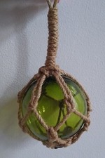 Green glass fisherman for sale  SHEFFIELD