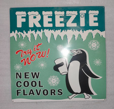 Placa de esmalte de porcelana FREEZIE COOL NEW FLAVORS 30X30" SSP. comprar usado  Enviando para Brazil