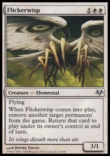 Mtg flickerwisp exc usato  Bari