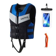 Colete salva-vidas adulto surf caiaque lanchas jangada barco de resgate jet ski esportes aquáticos comprar usado  Enviando para Brazil
