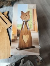 Dekoration katze holz gebraucht kaufen  Bad Kösen