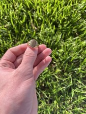 18kt gold signet for sale  GLASGOW