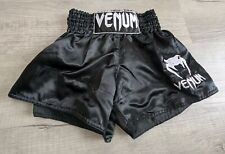 Usado, Shorts masculino Venum Muay Thai tamanho XS logotipo preto branco kickboxing luta MMA comprar usado  Enviando para Brazil