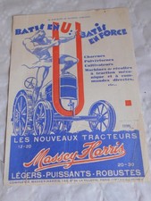 Publicité ancienne tracteur d'occasion  Bais