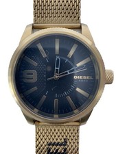 Usado, Relógio DIESEL DZ-1899 quartzo analógico ouro aço inoxidável excelente Japão comprar usado  Enviando para Brazil
