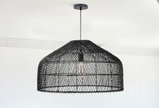 Black rattan chandelier for sale  Las Vegas