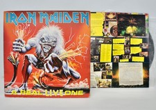 IRON MAIDEN LP A REAL LIVE ONE w/inner Sleeve 93' BRAZIL PRESS, usado comprar usado  Enviando para Brazil