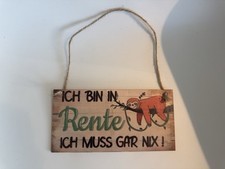 Holzschild 20x10cm lustiges gebraucht kaufen  Nienburg