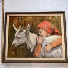 Vintage girl goat for sale  Nevada City