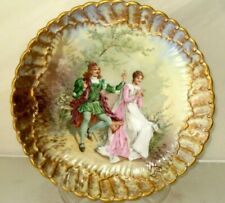 Placa de parede de porcelana 11" ANTIGA LIMOGES ARO RECORTADO DOURADO ASSINADA DE SOLIS, usado comprar usado Placa de parede de porcelana 11" ANTIGA LIMOGES ARO RECORTADO DOURADO ASSINADA DE SOLIS, usado comprar usado  Enviando para Brazil