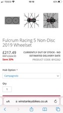 Fulcrum racing non for sale  PRESTON