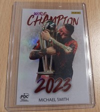2025 PANINI PDC World Championship Darts Cards Champion Red Michael Smith  34/50 comprar usado  Enviando para Brazil