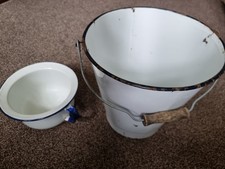 Vintage metal enamelled for sale  GAINSBOROUGH