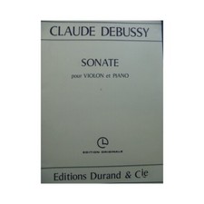 Debussy claude sonate d'occasion  Blois