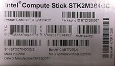Intel BLKSTK2M364CC Compute Stick m3-6Y30 4GB 64GB sem sistema operacional comprar usado  Enviando para Brazil