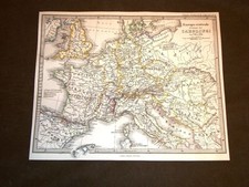 Carta geografica mappa usato  Villarosa