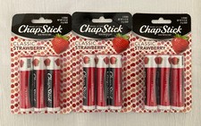 Usado, ChapStick protetor de pele clássico morango pacote com 3 - Lote de 3 comprar usado  Enviando para Brazil