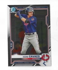 2021 Bowman Chrome KEONI CAVACO Prospect BCP-73 Minnesota Twins comprar usado  Enviando para Brazil