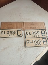 1931 class licence for sale  Kingsland