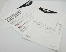 Instruction manual card for sale  MERTHYR TYDFIL