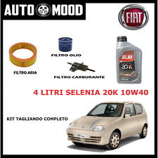 Tagliando Fiat 600 Seicento 1.1 kit 3 filtri+4 litri olio Selenia 20K 10w40 1100 comprar usado  Enviando para Brazil