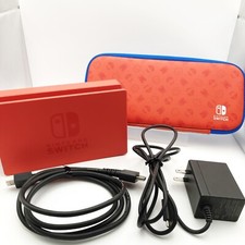 Nintendo Switch Dock Cargador Hdmi Estuche Set EDICIÓN LIMITADA Mario Rojo y Azul segunda mano  Embacar hacia Mexico