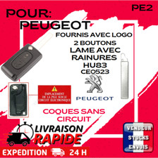 Coque clé peugeot d'occasion  Margency