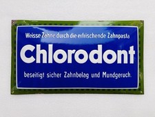chlorodont emailschild gebraucht kaufen chlorodont emailschild gebraucht kaufen Schiffweiler